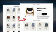 Make Ecommerce Product Details Website Using HTML CSS JavaScript