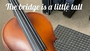 Trimming a violin bridge, #tootall #violin #luthier #whittlesticks | Whittlesticks, Inc. - J. Luke Heaton