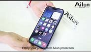 [Ailun] How to install privacy screen and lens protector on iPhone 15 Pro/15 Pro Max