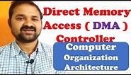 Direct Memory Access ( DMA ) Controller in Computer Organization Architecture || Modes of Transfer