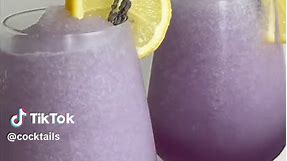 Add a splash of color into your next cocktail with this Boozy Frozen Lavender Lemonade 🍋💜 With just a few ingredients, you'll be sipping away in no time 😌🍹#boozyfrozenlavenderlemonade #boozy #frozen #lavender #lemonade #lavenderlemonade #frozencocktails #sweetcocktails #purple #frozendrinks #easycocktails #empressgin #gin #cocktails Ingredients: -Few handfuls of ice -1 cup Empress 1908 Gin -1 3/4 cups lemonade -Lavender syrup, to taste