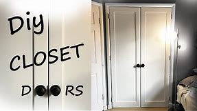 How to Build Shaker Style Closet Doors......