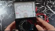 Different Parts of Multimeter (ANALOG TYPE)