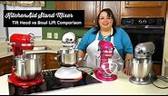 KitchenAid Stand Mixer Tilt Head vs Bowl Lift Comparison ~ Stand Mixer Review ~ What's up Wednesday