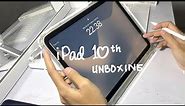  iPad 10th Generation Unboxing + Accessories