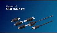 SWU8002N/27: Philips Universal USB Cable Kit - Overview