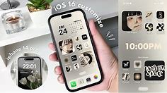 iOS16 aesthetic customization! 🖤 | custom lock screen, widgets, icons tutorial