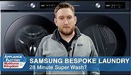 Product Overview: Samsung Bespoke Washer + Dryer Set