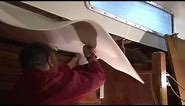 Installing a Foam Backed Headliner in a Boat