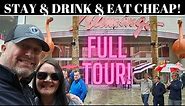 DETAILED FLAMINGO HOTEL LAS VEGAS TOUR & HOW TO DRINK AND EAT CHEAP!