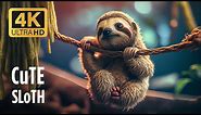 Mesmerizing 4K Sloth Footage A Closer Look at These Adorable Creatures