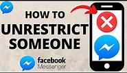 How to Unrestrict Someone on Messenger - Remove Restriction on Messenger