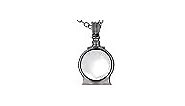 Magnifying Glass Necklace Gift, Magnifying Pendant Necklace Reading Magnifier for Elders Magnifying Lens for Book Newspapers Reading, Jewelry, Exploring