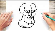 How to Draw Handsome Squidward