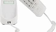 iSoHo Phones - Rediscover Timeless Connectivity: Big Button Corded Phone - Elegance Meets Simplicity for Your Home Office and Senior Loved Ones, Choctaw White