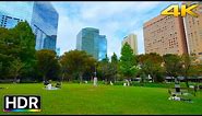 Exploring Shinjuku Central Park in Tokyo, Japan: A 4K HDR Virtual Walk (新宿中央公園)