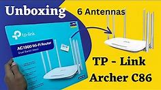 TP Link Archer C86 Full Gigabit Dual Band wifi Router || Full Unboxing & Review || Wireless || OPX