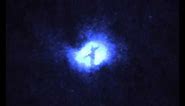 Hubble Cross in M51 Whirlpool Galaxy