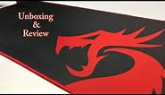 Redragon (KUNLUN) Extended mouse pad (Unboxing and Review)