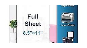 Labelchoice Full Sheet Shipping Labels 8.5 x 11 for Laser & Inkjet Printers, 100 Sheets 100 Labels Self Adhesive Full Sheet 8 1/2x11 Labels, Mailing Label Sheets for Printer, Full Page Shipping Labels