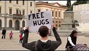 Free Hugs in Sondrio, Italy
