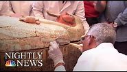 Egypt Opens Ancient Coffins To Find Perfectly Preserved Mummies | NBC Nightly News