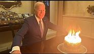 'Biden's bonfire': President roasted over 81st birthday cake