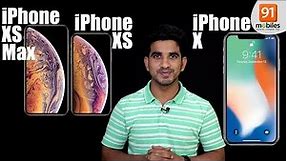 Apple iPhone XS vs Apple iPhone XS Max vs Apple iPhone X: Comparison overview