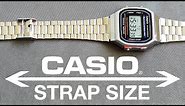 How To Adjust Casio Watch Strap - Casio A168W-1