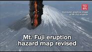 Mt. Fuji eruption hazard map revised