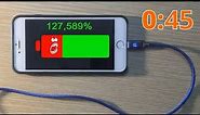 200,000% Iphone Battery Overcharging When Forget It's Charging For A Long Time