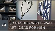 50 Bachelor Pad Wall Art Ideas For Men