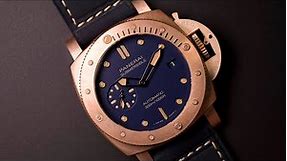 Unboxing the Officine Panerai Submersible Baby Bronzo Blu Abisso 42mm PAM01074 PAM1074