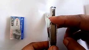 How to refill Stapler pins