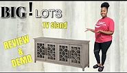 Big Lots TV Stand| DEMO & Review | Big Lots Furniture