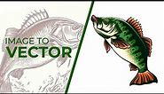Image to fishing vector design illustration.