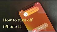 How to turn off iPhone 11, iPhone 11 Pro and iPhone 11 Pro Max
