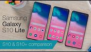 Galaxy S10 Lite vs S10 & S10+ comparison review