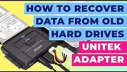 How To Recover Data from Old Hard Drives - Unitek IDE & SATA Adapter