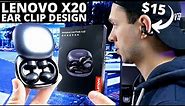 Lenovo X20 REVIEW: Ear Clip Earbuds Are Something Different!