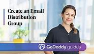 GoDaddy Help Center - How-To Video - Create an Email Distribution Group