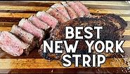 How to grill the BEST New York Strip steak ( 5 Minute Steak)