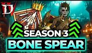 S-TIER! Bone Spear Season 3 Necromancer Build Guide - Diablo 4