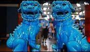 Turquoise Glazed Buddhistic Lions | Web Appraisal | Jacksonville