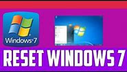 How to Reset Windows 7 PC/Laptops (Without Disc) | Tricknology