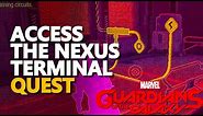 Access the Nexus terminal Guardians of the Galaxy