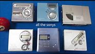Minidisc portable player recorder collection rated worst to best MD