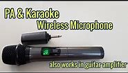 Wireless Microphone from Amazon (ARCHEER UHF Bluetooth Microphone with Rechargeable Receiver)