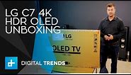 LG C7 4K HDR OLED - Unboxing