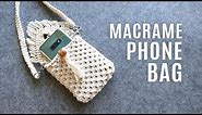 DIY Macrame Phone Bag Easy